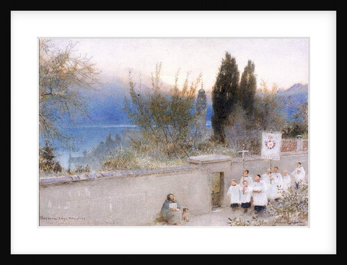 Pallanza, Lago Maggiore by Albert Goodwin