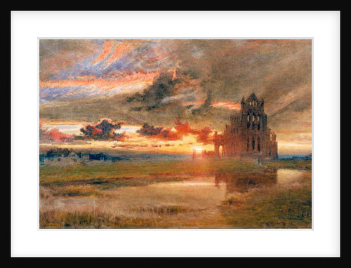 Whitby - The Abbey of St Hilda by Albert Goodwin