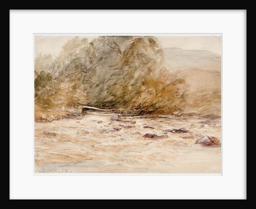 A Mountainous Stream by David Cox