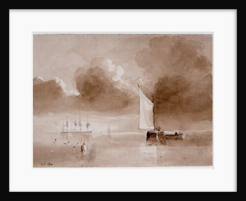 Compositional Study for a Seascape by John Wilson Carmichael