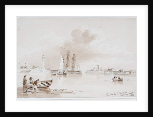 Sunderland Harbour Looking Out by John Wilson Carmichael
