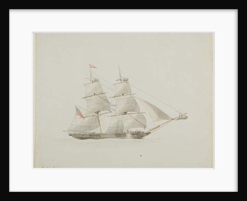 The Brig Jack by John Wilson Carmichael