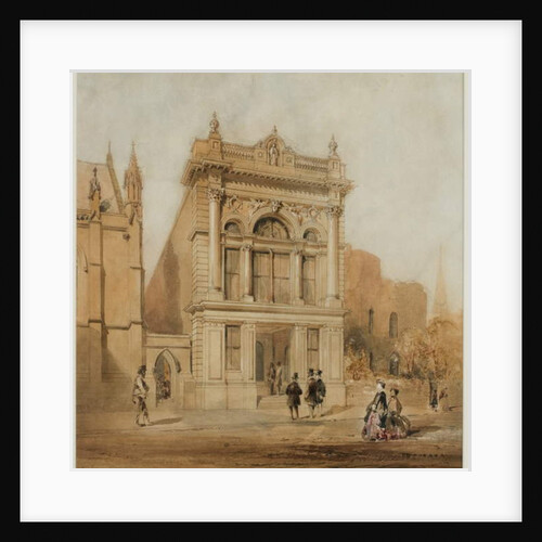 Design for the Mechanics Institute, Newcastle upon Tyne, 1863 by John Storey