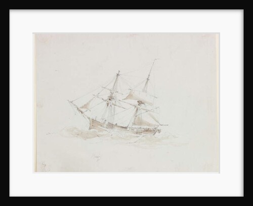 Ship Portrait - Brig by John Wilson Carmichael