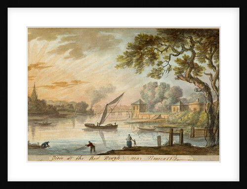 View of the Red Heugh near Newcastle by William Beilby