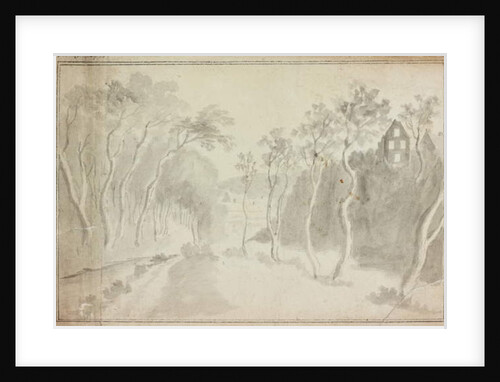 Country Road with Village by William Beilby