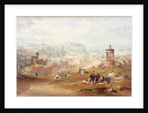 Edinburgh from Calton Hill by Thomas Miles Richardson