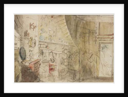 Interior of a Lighthouse, Farne Islands by Henry Perlee Parker