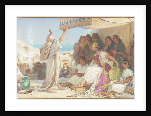 Elijah before King Ahab by John Absolon