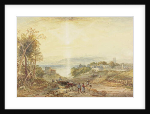 Village on the Bank of a Lake by James Baker Pyne
