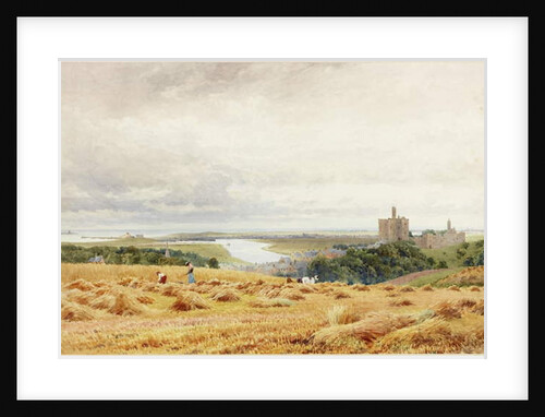 Warkworth Castle by Harold Palmer