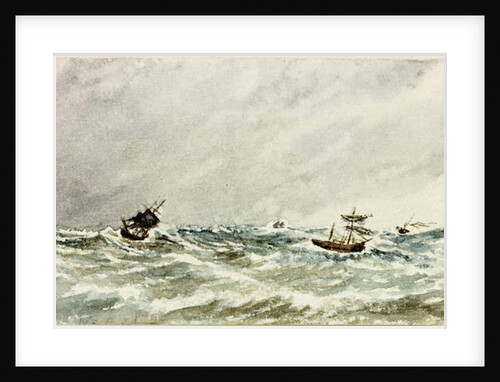 Storm at Sea off the Tyne by James Henry Cleet