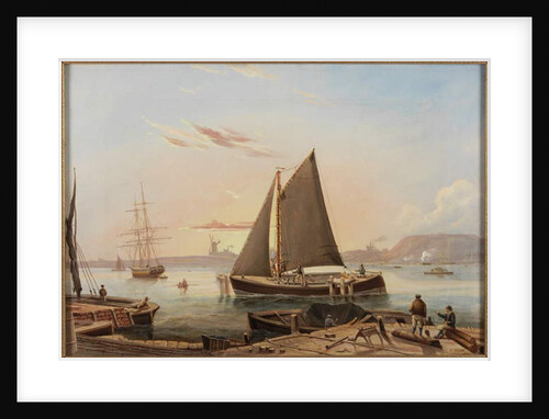 Tyne Wherry at the Mill Dam by John Scott