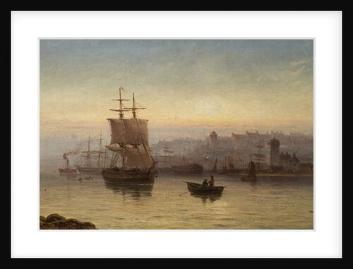 Mouth of the River Tyne, North Bank 1875 by Duncan F. McLea