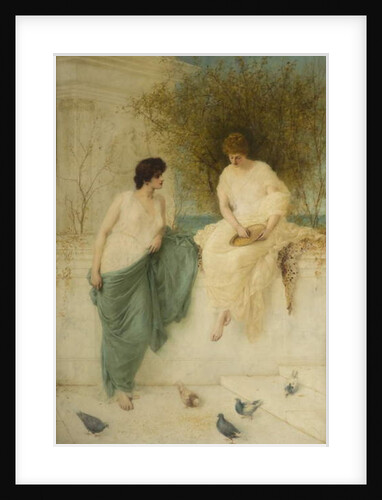 Feeding the Pigeons by Henry Thomas Schafer