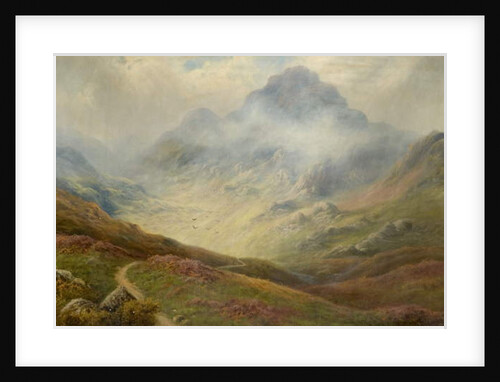 Mountain Scene by E. Hargate
