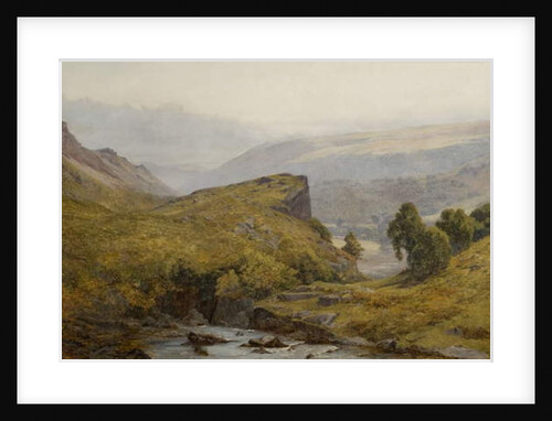 A Fine Morning in the Valley of the Lledr, North Wales by John Surtees