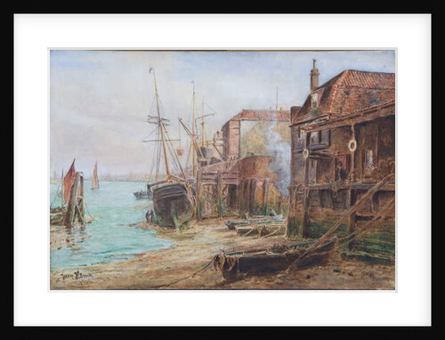 A bit of Old Greenwich, 1904 by Thomas Marie Madawaska Hemy