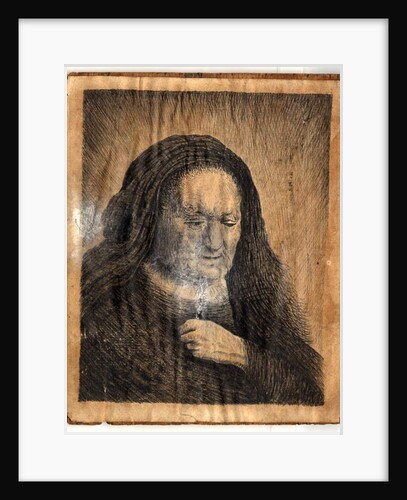 Rembrandt's Mother with her Hand on her Breast, by Reverend John Brand, 1782 by Rembrandt Harmensz. van Rijn