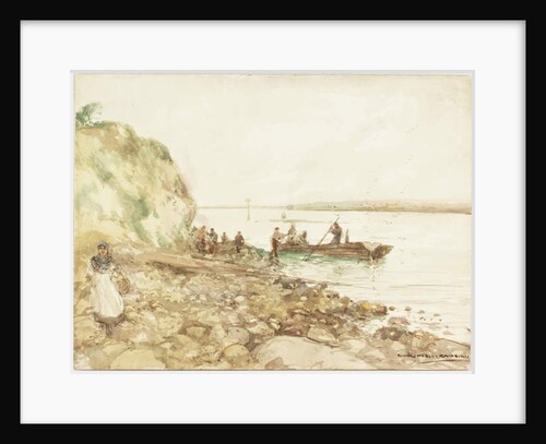 Fishing Coble by Victor Noble Rainbird