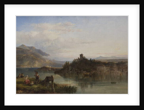 Morning on Lake Garda, Italy, 1861 by James Vivien de Fleury