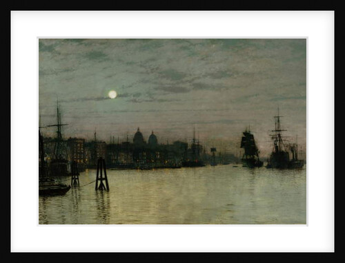 Greenwich, Half Tide, 1884 by John Atkinson Grimshaw