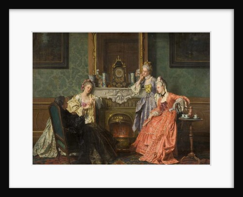 Afternoon tea, 1879 by Jean Carolus
