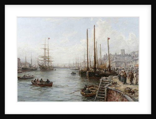 Douglas Harbour, Isle of Man by William Edward Webb