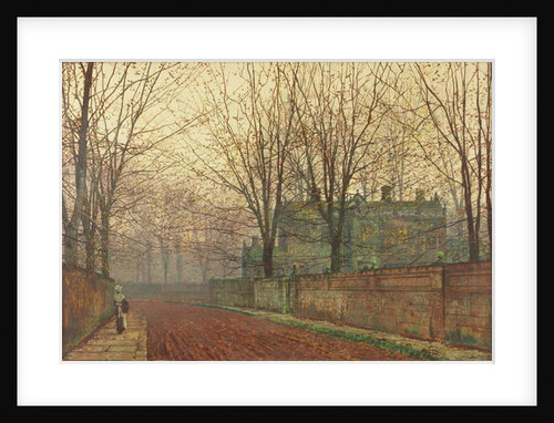 November Morning, Knostrop Hall, Leeds by John Atkinson Grimshaw