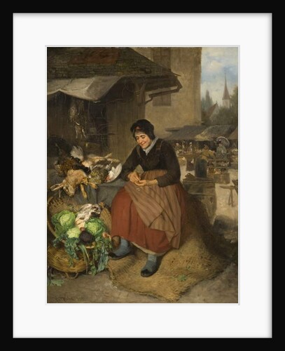 Counting Her Gains, 1894 by J.W. Weben