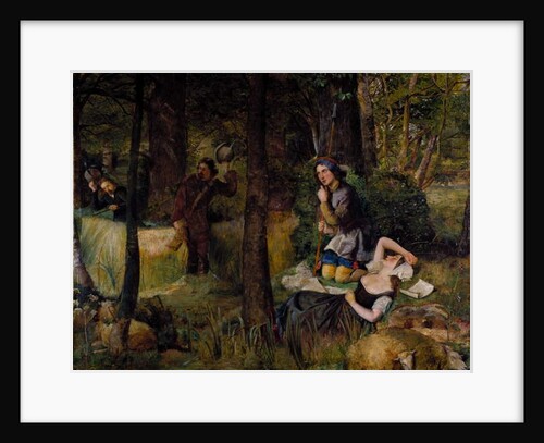 Scene from 'As You Like It' by William Shakespeare by Walter Howell Deverell
