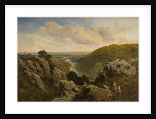 A View on the Wharf near Pateley Bridge, Yorkshire by Edmund John Niemann