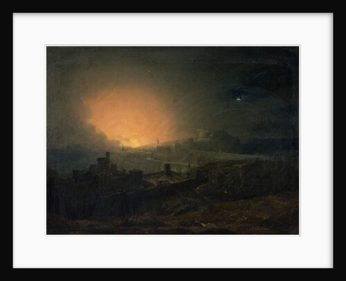 The Fire, Edinburgh by John Martin