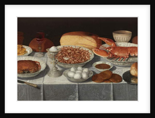 Still Life with Shellfish and Eggs by Georg Flegel