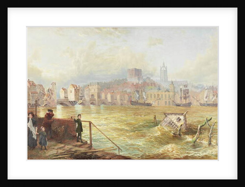 The Last of the Old Tyne Bridge, 1900 by Wilson Hepple