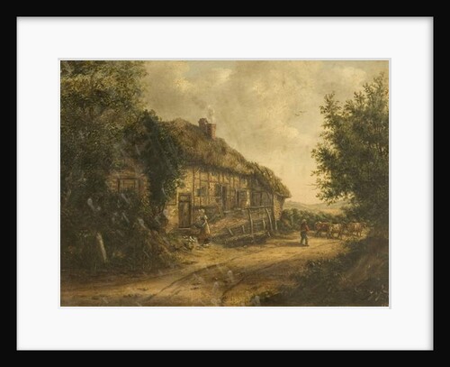 Cottages at Petersfield Hampshire, 1839 by William Kidd