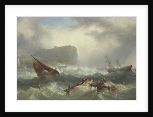 Wreck off Scarborough, 1863 by John Warkup Swift