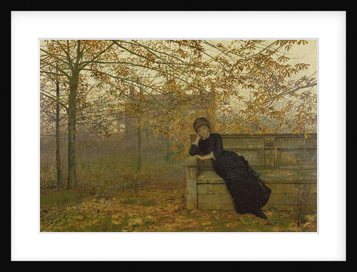 Autumn Regrets, 1882 by John Atkinson Grimshaw