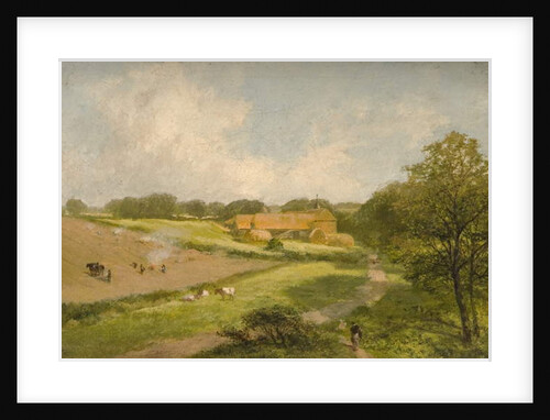 Landscape with Farm Buildings by James Peel