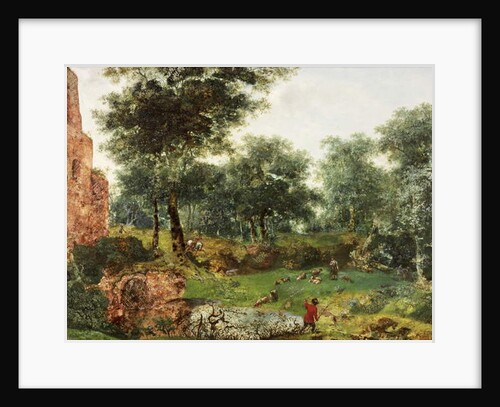 Wooded Landscape, c.1690-1700 by Jan van der Heyden