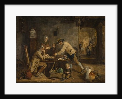 The Draught Players, 1844 by Claude Lorraine R.W Nursey