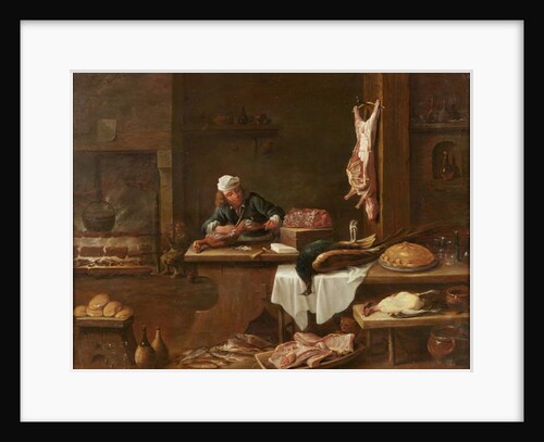 Kitchen of a Dutch Mansion by David the Younger Teniers