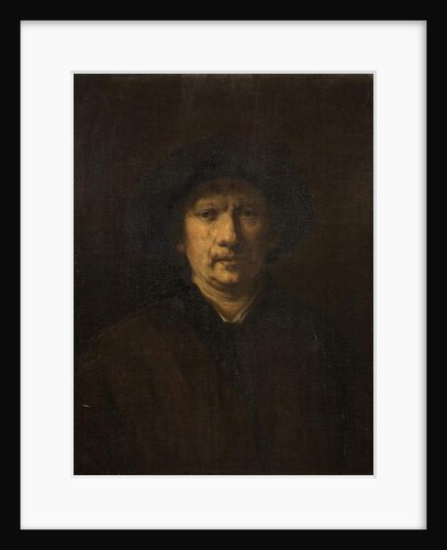 Copy of a Self Portrait, 19th century by Harmensz Van Rijn Rembrandt