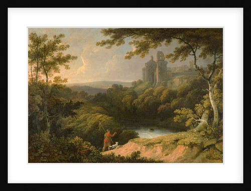 Ruins of Rosslyn Castle, Midlothian, 1810 by George Arnald