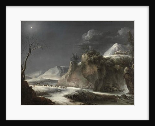 Winter Scene in the Italian Alps, c.1735-1765 by Francesco Foschi