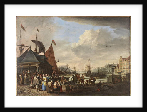 A Fishmarket by Cornelis Beelt
