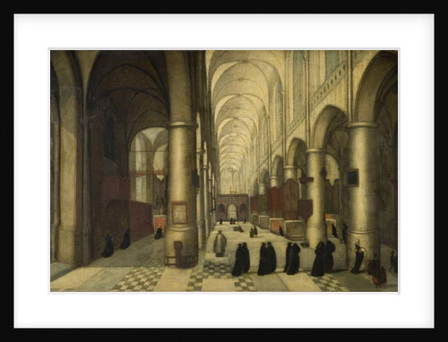 St. Pieters at Louvain, a Christening Party by Hendrik van Steenwyck