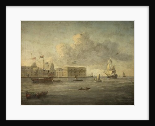 Greenwich Hospital, off which lies the Royal Yacht by School English