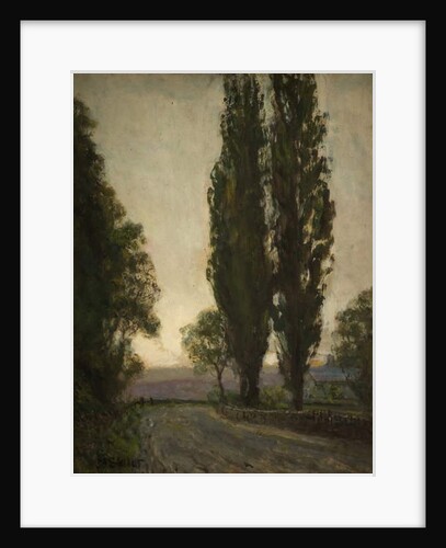 Lombardy Poplars by John Falconar Slater