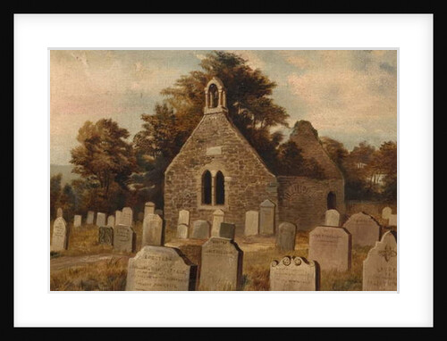 Churchyard with Ruined Chapel by John Teasdale